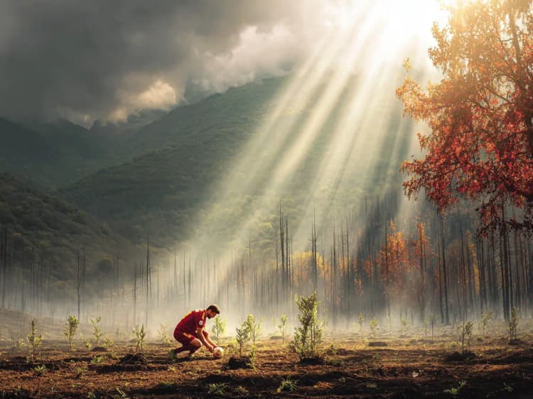 Reforester la Turquie... en jouant ? Le pari (gagnant) de Çalhanoğlu